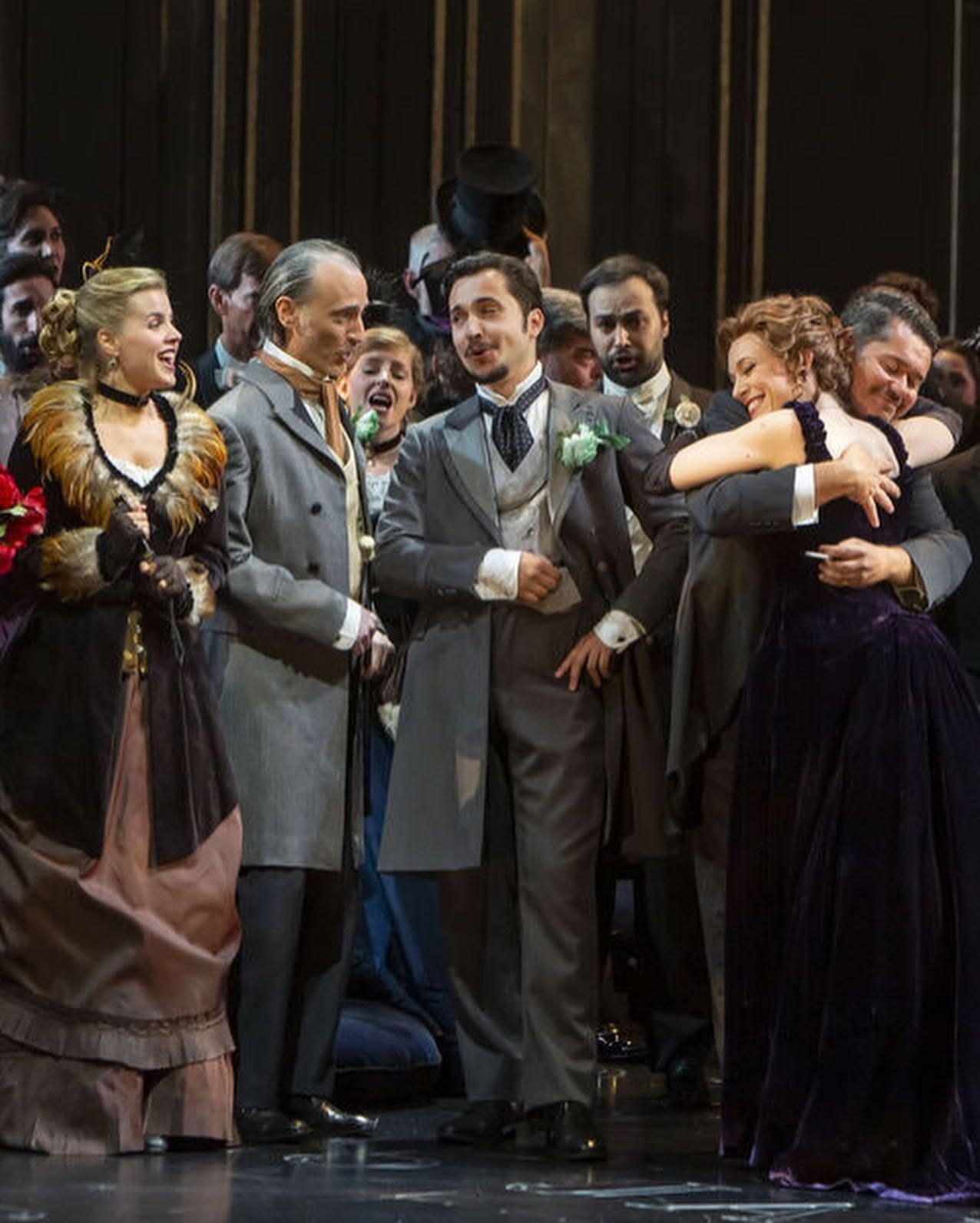 Belén Quirós en una escena de La traviata